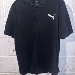Puma Men's Classic Black Polo Shirt